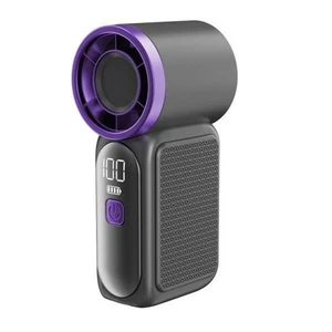 Handheld Mini Fan USB Rechargeable with 6 Speed Controls for Travel Comfort - Afbeelding 1 van 16