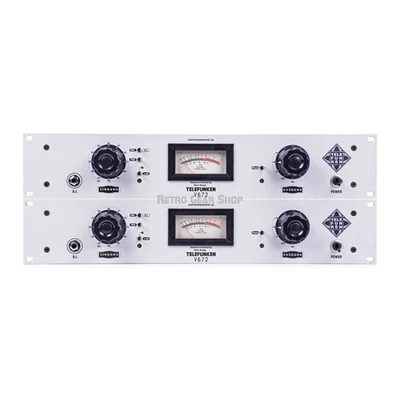 Telefunken V672 Vintage Preamp Stereo Pair Racked Microphone Pre - Image 1 of 4