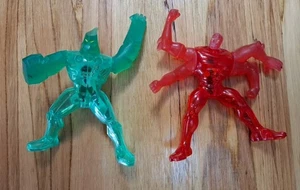 Set of 2 - BEN 10 - Figures - Collectable - 2008 - McDonalds Happy Meal Toys - Picture 1 of 5