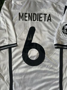 GAIZKA MENDIETA HAND SIGNED VALENCIA 2000/2001 SHIRT + EXACT PROOF - Picture 1 of 2