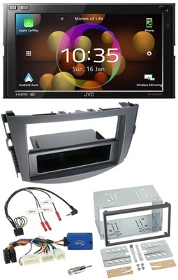 JVC DAB Lenkrad 2DIN Bluetooth USB Autoradio für Toyota RAV 4 ab 2011 28 Pin - Bild 1 von 4