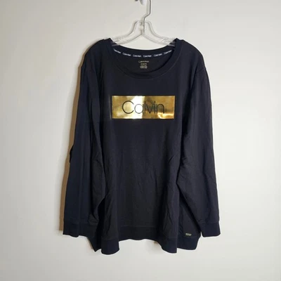 Calvin Klein Black Gold Crewneck Sweatshirt Size 3XL - Image 1 of 4