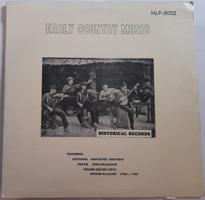 Early Country Music Vol. 2 1928-1931 (Historical Records ‎– HLP-8002) US Import - Image 1 of 4