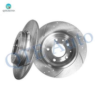 Rotores de disco de freno ranurados perforados traseros 280 mm para Mazda 6 2003-2007 Foto 1 de 4