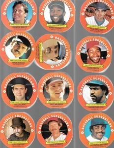 1988 FANTASTIC SAMS DISC SET-BRETT, PUCKETT, MATTINGLY,SCHMIDT,ETC-QUANTITIES - Picture 1 of 1