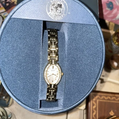 Citizen EW8722-59D Eco-Drive Silhouette Crystal Accented Ladies Gold-Tone Watch - Image 1 of 4