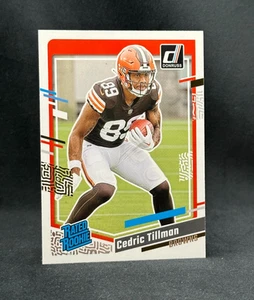 2022-23 Donruss Football Cedric Tillman Rated Rookie - Browns - Picture 1 of 2