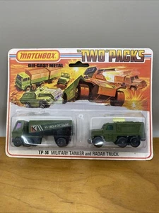 MATCHBOX ZWEIPACKUNGEN MILITÄR TANKER UND RADAR TRUCK TP-14 MB-13 - Bild 1 von 5