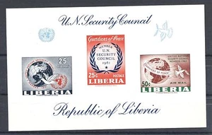 LIBERIA - CENT.DEL BRIEFMARKE 3 VAL.IN BLATT - Bild 1 von 1