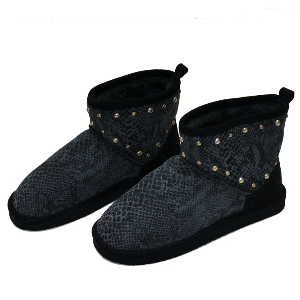 Victoria's Secret Rosa Mukluk Imitación Piel Forrada Zapatos Zapatillas Botas Calzado 5/6 Foto 1 de 3