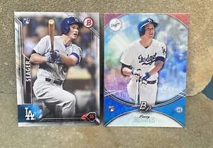 Lotto RC Corey Seager 2016 Bowman & 2016 Bowman Platinum Dodgers 🔥💥 - Foto 1 di 1
