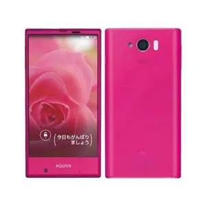 SHARP SHV31 AQUOS SERIE MINI Pink COMPACT PHONE ANDROID SMARTPHONE UNLOCK Japan - Picture 1 of 1