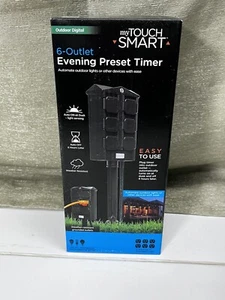 My Touch Smart 6 Steckdosen Abend Voreinstellung Timer - Neu - Bild 1 von 4