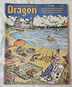 1983 Dragon Magazine #75 D&D Seapoint Nine Hells Snarfquest Gamma World - Bild 1 von 2
