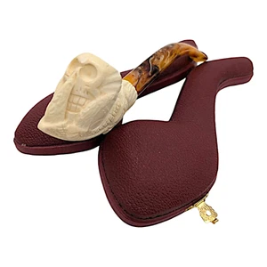 Meerschaum Rauchen Tabakpfeife Mini Skull Claw - Bild 1 von 7