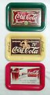 Drink Coca-Cola Mini TRAYs Tin Tip Coin Vintage Reproductions early 1900s Signs