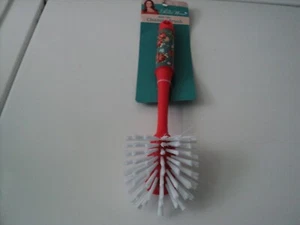 Cepillo de limpieza floral naranja vintage nuevo para mujer Pioneer - Imagen 1 de 4
