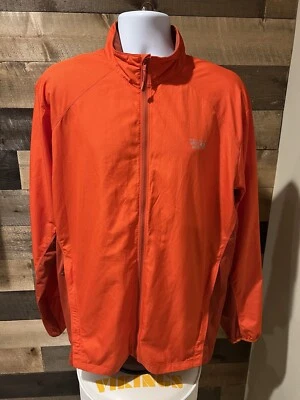 Chaqueta cortavientos Mountain Hardwear para hombre XL naranja para correr empacable cremallera completa Foto 1 de 4