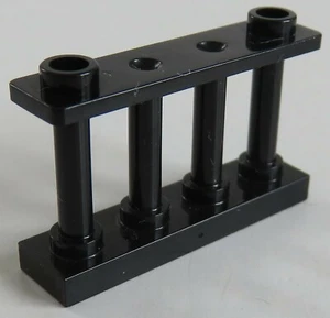 LEGO - Husillo - Valla / Valla Husillo 1 x 4 x 2 (2 piezas), negro # 30055 - Imagen 1 de 1
