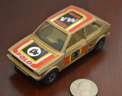 VINTAGE CORGI 302 VOLKSWAGEN VW POLO (RABBIT) RALLY RACING CAR NO. 4 - Image 1 of 4