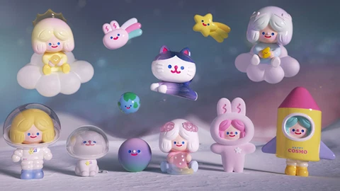 F.UN Rico Happy Cosmo Series Space Blind Box Confirmed Figure HOT Cover