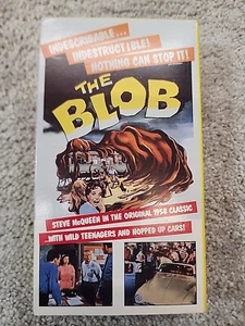 Vintage THE BLOB VHS Steve McQueen Good times Home Video 1990 - Imagen 1 de 3