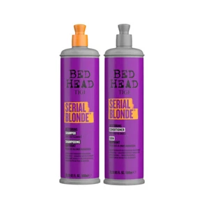 TIGI Kit Bed Head Serial Blonde Restoring Shampoo 600ml + Conditioner 600ml - Foto 1 di 1