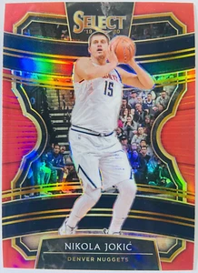 Nikola Jokic - Nuggets 2019-20 Panini Select Concourse Red Prizm Parallel /199 - Bild 1 von 2