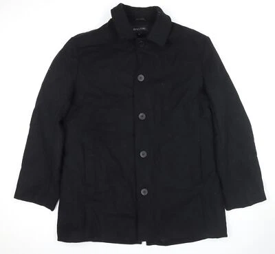 Sobretudo masculino Avenue preto tamanho G botão - Imagem 1 de 4