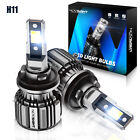 NOVSIGHT 2X H11 H9 H8 LED Headlight Kit Hi/Lo Beam Fog Light Bulb 6500K White UK