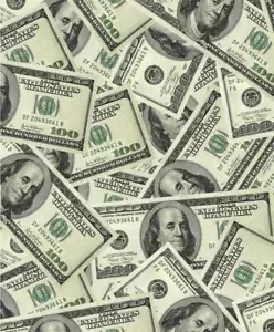 FOTO DE FOTO DE PÓSTER BRILLANTE DE CIEN DÓLARES 100 MONEDAS GENIAL 204 - Imagen 1 de 1