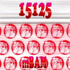 100er Pack Red Bulldog 15125 Apple Zip Beutel 1,5 x 1,25" Mini Beutel - Bild 1 von 11