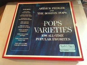 Arthur Fiedler - Pops Varieties VG++ Original Reader's Digest 9xLP Box Set 1969 - Picture 1 of 8