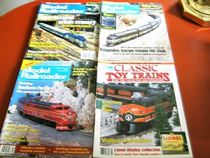 NICE 9 Vintage Model Railroader Magazines 1986, 93, 94, 96, 02 + More Books - Picture 1 of 6