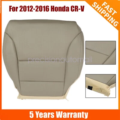 Cubierta de asiento inferior del conductor cuero tostado para Honda CR-V 2012 2013 2014 2015 2016 Foto 1 de 4