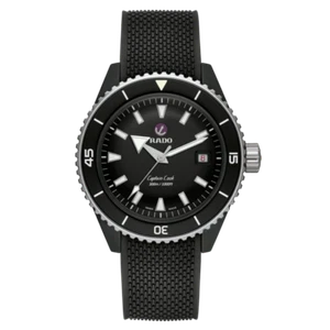Nuevo Reloj para Hombre Rado Captain Cook Alta Tecnología Cerámica Buzo Esfera Negra R32129158 - Imagen 1 de 7