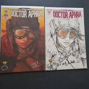 ASHLEY WITTER FIRMATO DOCTOR APHRA 8 DENVER FUMETTO CON ESCLUSA VARIANTE BRAIN TRUST - Foto 1 di 7
