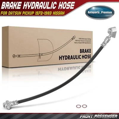 Manguera hidráulica de freno delantera derecha para camioneta Nissan D21 1986-1994 1984-2006 Datsun Foto 1 de 4
