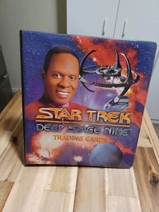 STAR TREK Deep Space Nine DS9 Trading Card Folder With Base Set of Cards 1-100 - Picture 1 of 3
