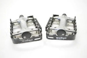 WELLGO LU-897 FORGED ALLOY MOUNTAIN ATB ROAD BICYCLE PLATFORM PEDALS - Picture 1 of 5