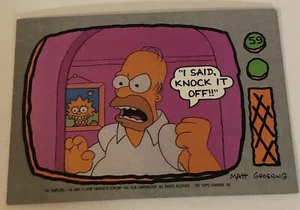 The Simpson’s Trading Card 1990 #59 Homer Simpson - Picture 1 of 2
