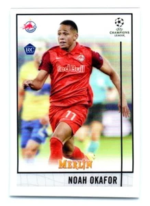 2021 Topps Merlin Refractor Noah Okafor Rookie FC Red Bull Salzburg #47 - Picture 1 of 2