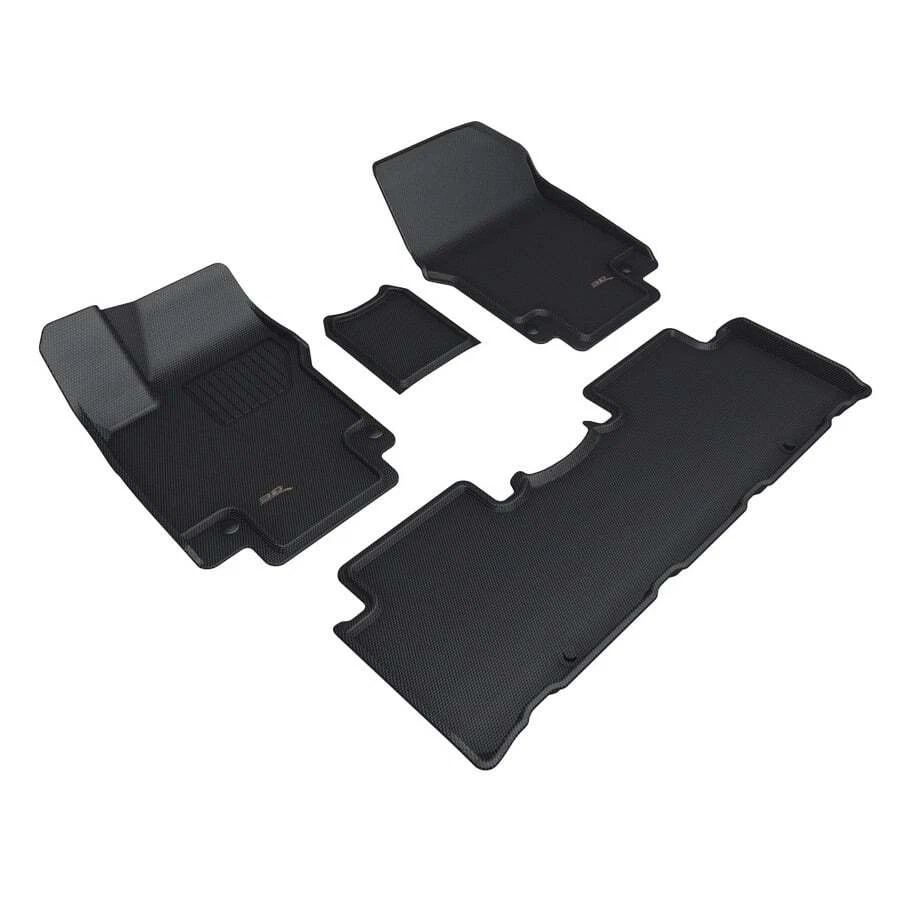 3D MAXpider черный 1-й и 2-й ряд 4 изделия комплект для Hyundai Ioniq 5 - Изображение 1 из 4