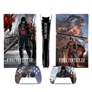 Final Fantasy For PS5 Slim Digital Playstation 5 Skin Aufkleber folie Stickers - Picture 1 of 1