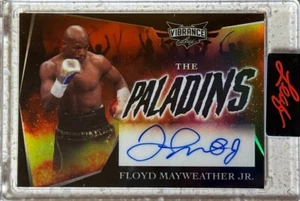 2023 LEAF VIBRANCE MIDNIGHT SPECIAL FLOYD MAYWEATHER JR AUTO PRISMATIC BLACK 1/4 - Picture 1 of 1