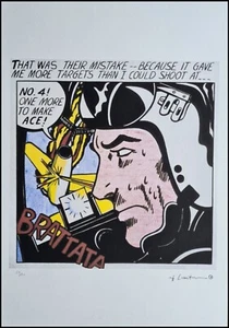 ROY LICHTENSTEIN * Brattata * 50 x 35 cm * signed lithograph * limited # 89/150 - Bild 1 von 10