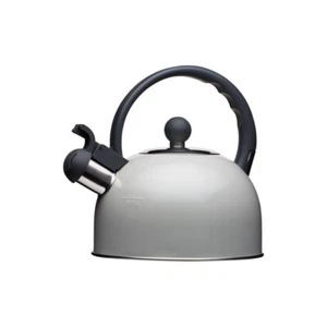 Kitchencraft Living Nostalgia Bollitore Fischietto Tradizionale Grigio Francese 1,4 Litri - Foto 1 di 6