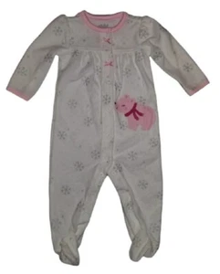 Bear / Snowflake Fleece Sleeper - White (6-9Month) NWT CHILD OF MINE - Bild 1 von 1