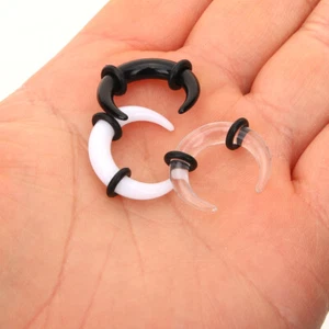 15-teiliges Septum Stretching Set Acryl Nasenringe für Damen und Herren - Bild 1 von 12