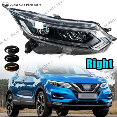 Right Side LED Headlight no Bulb For Nissan Qashqai 2019-2021 High configuration - Image 1 of 4